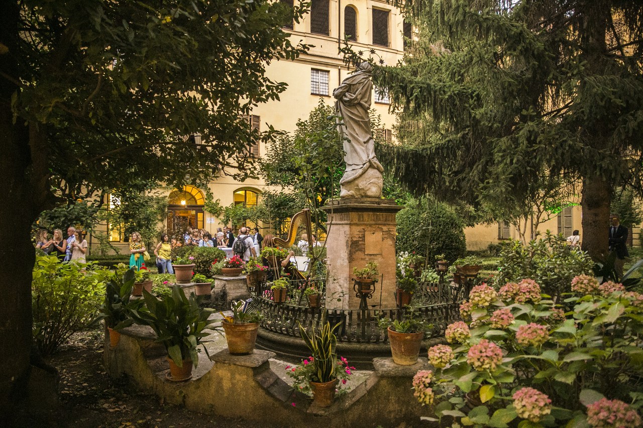 Giardino del Complesso delle Orsoline @Antonio Pupa