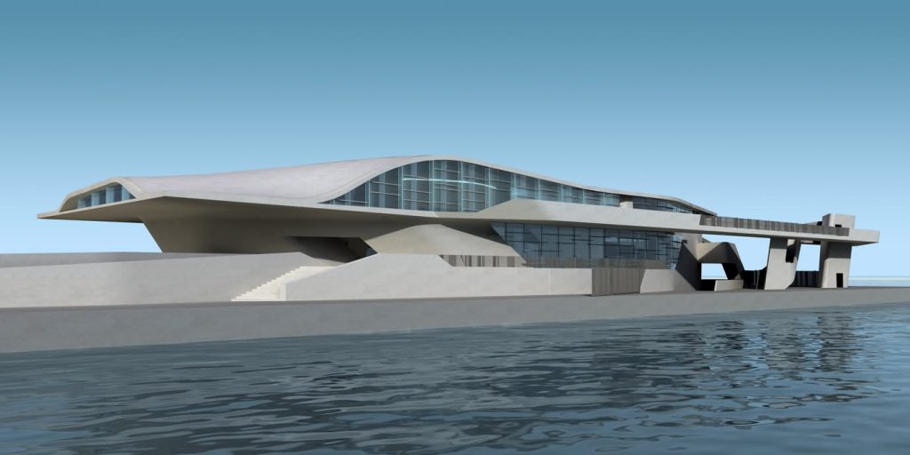 Stazione marittima di Salerno by Zaha Hadid